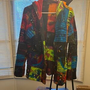Rising International Multicolor Patchwork Jacket